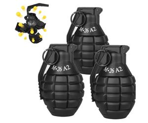 Modèle de Grenade en Nylon M26a2, jouet de Grenade à Explosion, modèle de Grenade Airsoft, Anti-chute, rechargeable, boule de Gel, confettis, farine, 1/3 pièces 3PCS