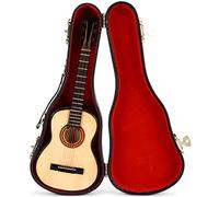 Modèle de Guitare Mini Instrument Ornements Cadeaux Classiques Guitares Classiques en Bois Instrument de Musique Miniature Ornements Ge Kits d'architecture
