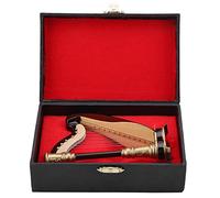 Modèle de Harpe Miniature en Bois avec présentoir et étui de Rangement en Bois