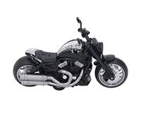 Modèle de Jouet de Moto Rétro à Tirer, avec Façade éclairée, pour Fêtes d'enfants et Objets de Collection, fabriqué en Alliage et en Plastique (Noir Classique)