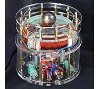 Modèle de laboratoire de cyclotron électromagnétique, réponse rapide pour les affichages pédagogiques, aides expérimentales, inspire l'exploration et les cadeaux créatifs