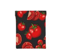 Modèle de légumes tomates, Sac de Rangement pour Femmes, Portefeuille supérieur à Presser, Petit Porte-Monnaie, Pochette de Changement