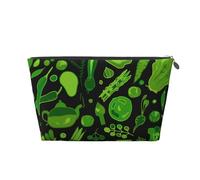 Modèle de légumes Verts, Trousse de Toilette Trousse de Maquillage Sac à cosmétiques Trousse de Toilette de Voyage Portable