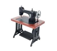 Modèle de machine à coudre miniature pour maison de poupée, décoration et collectionneur 1/24 pour maisons de poupées, accessoires d'exposition, modèle de machine à coudre