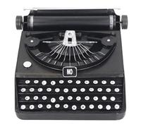 Modèle de Machine à écrire Antique Noir rétro Vintage, Accessoires manuels Portables, modèle de décoration, Ornements pour la Maison