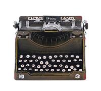 Modèle de Machine à écrire Antique rétro Vintage en étain, décoration de Machine à écrire rétro Vintage, Accessoire de modèle de Machine à écrire Robuste et élégant pour Les