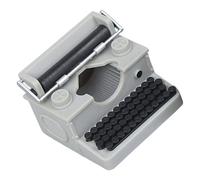 Modèle de machine à écrire vintage avec clés mobiles Décoration de bureau rétro pour collectionneurs et amateurs d'histoire Machine à écrire miniature