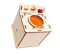 Modèle de machine à laver familiale, A | Projet d ' assemblage scientifique en bois pour l ' apprentissage à domicile, la pratique en es fins