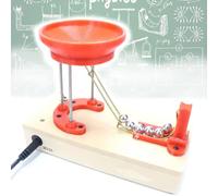 Modèle De Machine À Mouvement Perpétuel À Monter Soi-même, Modèle De Mouvement Perpétuel Électromagnétique, Bobine À Billes De Fer Pour Champ Électrique Et Induction Magnétique, Socle En Bois