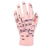 Modèle de Main D’acupuncture en Pvc Rose, Simulation Réalis te