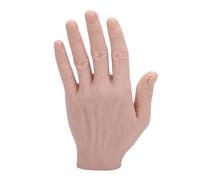 Modèle de main masculin, simulation réutilisable Silicone Modèle de main artificiel main la main artificielle pliable pour la pratique de la peinture des accessoires de festival (Left Hand)