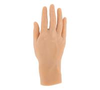 Modèle de Main Masculine Réaliste en Silicone, Main de Mannequin Souple et Flexible, Main D'entraînement Réutilisable, Fausse Main pour Accessoires de Festival, Peinture, Nail