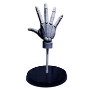 Modèle de main pour dessin, 2 pièces modèle de main 1:1 articulé pour dessiner des mains mannequin articulées mobiles avec base pour peinture, croquis 14, 2 pouces (droite + gauche)