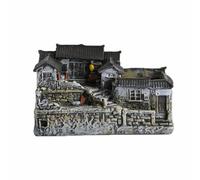Modèle de Maison de Village Miniature Chinoise en résine pour la
