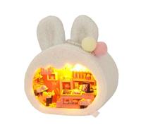 Modèle de Maison Fait à la Main - Petits Jouets artisanaux créatifs pour - Modèle de Maison Fait à la Main, Maison créative pour Cadeaux pour Filles et Amis, Petit modèle de décoration de la