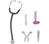 Modèle de mini appareil médical,Ensemble de médecins pour maison de poupée,Ensemble de stéthoscope pour maison de poupée,Modèle de mini stéthoscope de simulation,Mini appareil médical pour maison de p