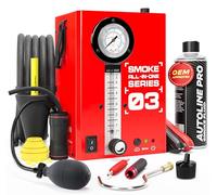 * Modèle de Mise à Niveau 2025 * Machine à fumée Automobile avec Le Meilleur Liquide de fumée classé - Détecteur de fuites EVAP avec compresseur d'air intégré - Modèle 03 Plus - Kit d'outils