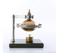 Modèle de moteur à vapeur en métal qui fonctionne, à monter soi-même, à monter soi-même, avec suspension de rotation, moteur à vapeur avec chaudière en cuivre et lampe à alcool, cadeau STEM pour