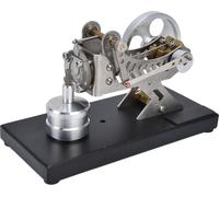 Modèle de moteur à vide classique Construction en aluminium Science Education Toy Experimental Instrument