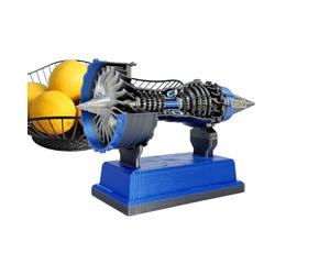 Modèle de Moteur d'avion Motoréacteur Rotatif pour Maquette d'Aéronef | Figurine Éducative Scientifique, Jouet Construction Mécanique pour Dortoir, Chambre à Coucher, Salon