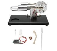 Modèle de Moteur de Moteur Modèle de Moteur Stirling à Air Chaud Kit d'expérimentation de Physique éducative, Modèle de Mini Moteur Stirling pour l'éducation en Laboratoire