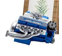 Modèle de moteur - Exposition de moteur V8 en métal - Décoration pour la famille, les adolescents, les adultes, la maison, le bureau, les cours