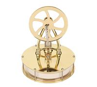 Modèle de Moteur Moteur Stirling Gold Opération Simple à Faible Bruit Stirling Scientific Physical Model Science Experiment Toy