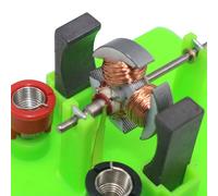 Modèle De Moteur Ouvert Dc 1 Pièce, Petit Moteur, Équipement De Démonstration D'expérimentation Physique, Production De Technologie, Accessoires D'enseignement