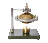 Modèle de moteur Stirling à air chaud entièrement métallique non assemblé DIY Jouet d expérience scientifique physique soucoupe volante vapeur Cadeau pour étudiants professeurs et adultes un anniversa
