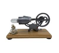 Modèle de moteur Stirling à air chaud, modèle de moteur Stirling, jouet d'éducation des sciences physiques pour étudiants, kits cadeaux stimulants pour adultes, génération d'énergie d'avion + moteur à