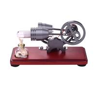 Modèle de moteur Stirling à air chaud, modèle de moteur Stirling, jouet d'éducation des sciences physiques pour étudiants, kits cadeaux stimulants pour adultes, génération d'énergie d'avion + moteur à