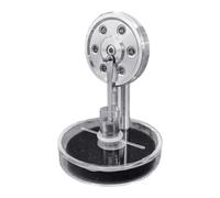 Modèle de moteur Stirling à différence de température, outil d ' enseignement physique en métal pour les projets scientifiques et les activités en classe, volant d ' inertie en alliage de zinc