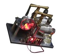 Modèle De Moteur Stirling Avec Outil De Démonstration D'énergie Thermodynamique À Lumière LED 5W Pour L'enseignement Du Modèle De Moteur Éducatif STEM