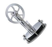 Modèle de moteur Stirling éducatif en alliage - Thermodynamique visuelle - Démonstrateur de différence de basse température pour laboratoires scientifiques - Modèle de moteur Stirling - Démonstration