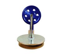 Modèle de moteur Stirling en alliage d ' aluminium, outil d ' enseignement de la physique, fonctionne avec des boissons chaudes ou de la glace, B
