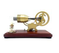 Modèle De Moteur Stirling Generation D'energie Jouet Educatif Experience Education Scientifique Cadeau De Bricolage,Or
