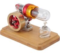 Modèle de moteur Stirling Piston libre Physique Expérience scientifique Jouet pour les cadeaux d'anniversaire