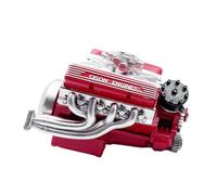 Modèle de moteur V8 - Affichage mécanique en métal, réplique de mini moteur, jouet d'apprentissage automobile, décoration de bureau | Modèle de moteurs V8 fonctionnel pour une démonstration pratique d