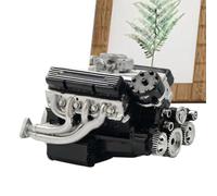 Modèle de moteur V8, pièce d'exposition fantaisie avec construction | Modèle de moteur V8, pièce d'exposition fantaisie avec construction éducative, offre un apprentissage amusant