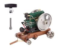 Modèle de moteur vintage, 1:8 Retro Okmo 3,6 CC Mini monocylindre à quatre temps à essence diesel Mini kit de modèle à combustion interne, moteur scientifique STEM créatif pour les amateurs de