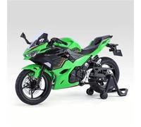 Modèle De Moto 1:12 pour Kawasaki pour Ninja 400 - Course Rue Moulé sous Pression Simulation Sonore Et Lumineuse Cadeaux pour Enfants