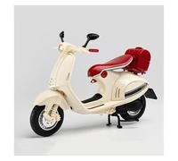 Modèle de Moto 1:12 pour Vespa 946 Collection De Modèles Réduits De Motos en Métal Moulé sous Pression Cadeau pour Petit Ami(Blanche)