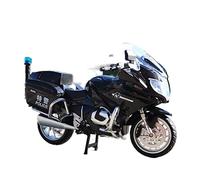 Modèle de moto 1:12 R1250RT-P Modèle De Moto De Police En Alliage Moulé Sous Pression En Métal Modèle De Moto De Course Simulation Son Et Lumière Jouet Pour Petit ami Cadeau(R1250RT-P-Black)