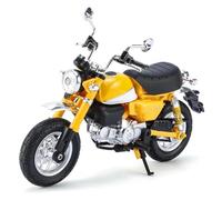 Modèle de Moto Cadeau Son Et Lumière 1:12 pour H&Onda pour Monkey Moto Jouet Modèle en Métal Moulé sous Pression pour Collection Miniature pour Super pour Sport(Yellow)