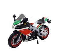 Modèle De Moto en Alliage Moulé sous Pression pour Aprilia RSV4, Jouet Voiture, Roue Avant, Direction Miniature 1:12