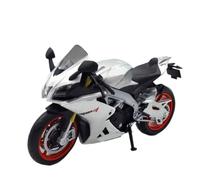 Modèle De Moto en Alliage Moulé sous Pression pour Aprilia RSV4, Jouet Voiture, Roue Avant, Direction Miniature 1:12