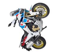 Modèle De Moto en Alliage Simulation 1:18 avec Fond Base Scène Club pour Africa Twin Adventure