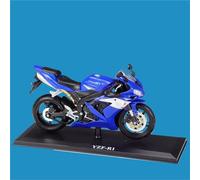 Modèle De Moto Lourde en Alliage 1:12 pour Yamaha YZF-r1 YZF R1 avec Support D'affichage, Collection Jouets, Décoration