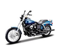 Modèle de Moto Miniature De Collection 1/12 pour Harley pour Davidson pour Dyna pour Super 2004, Modèle Réduit Moto Moulé sous Pression