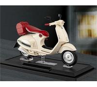Modèle de Moto Modèle De Moto Moulé sous Pression Statique en Alliage pour Vespa 946, Échelle 1:12(Beige)